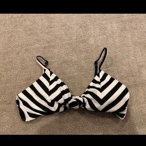 Black and White Bikini Top, 11-13